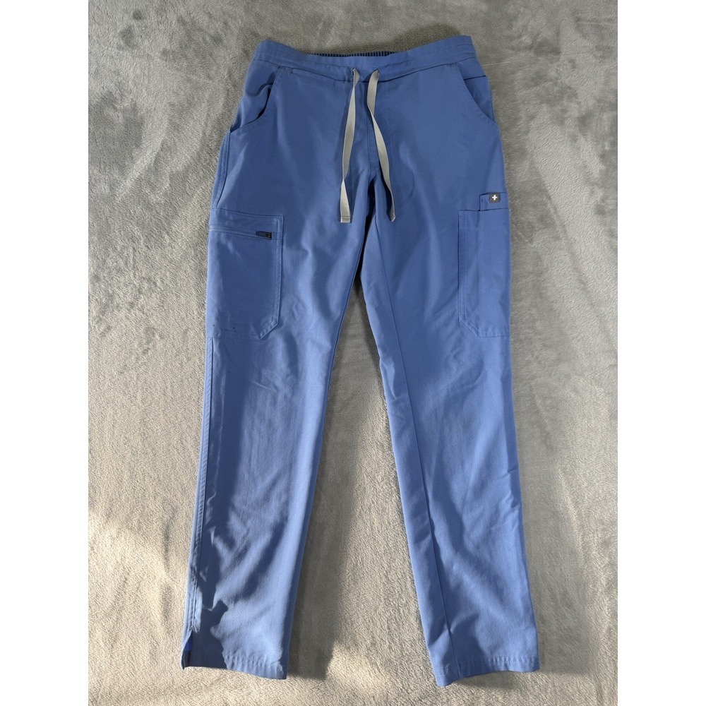 Figs Scrub Pants Women's XXS Blue‎ Yola Skinny Utility Healthcare Workwear